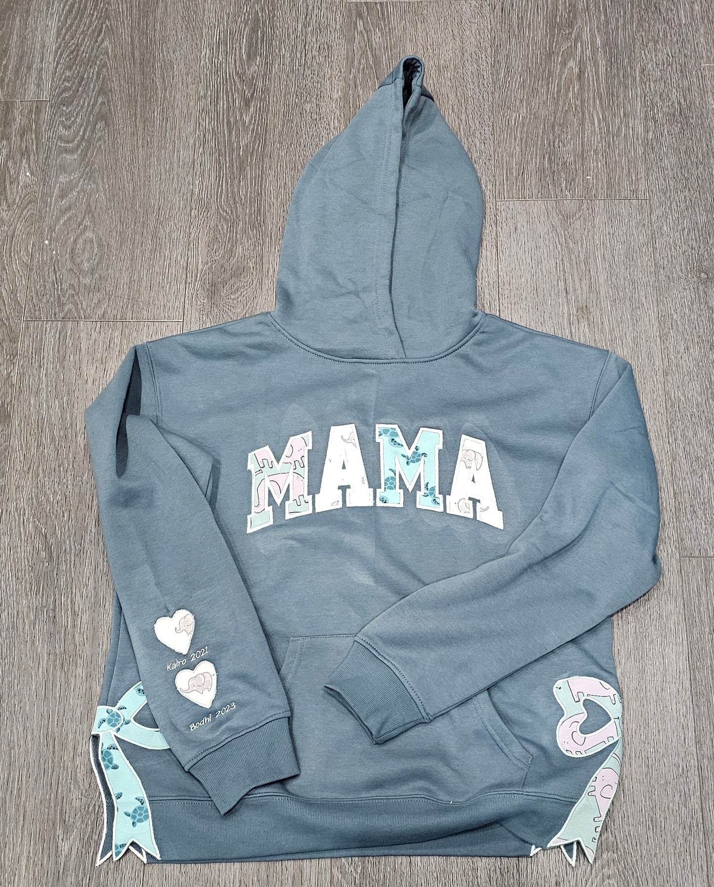 Personalised Mama Embroidered Baby Clothes Sweatshirt