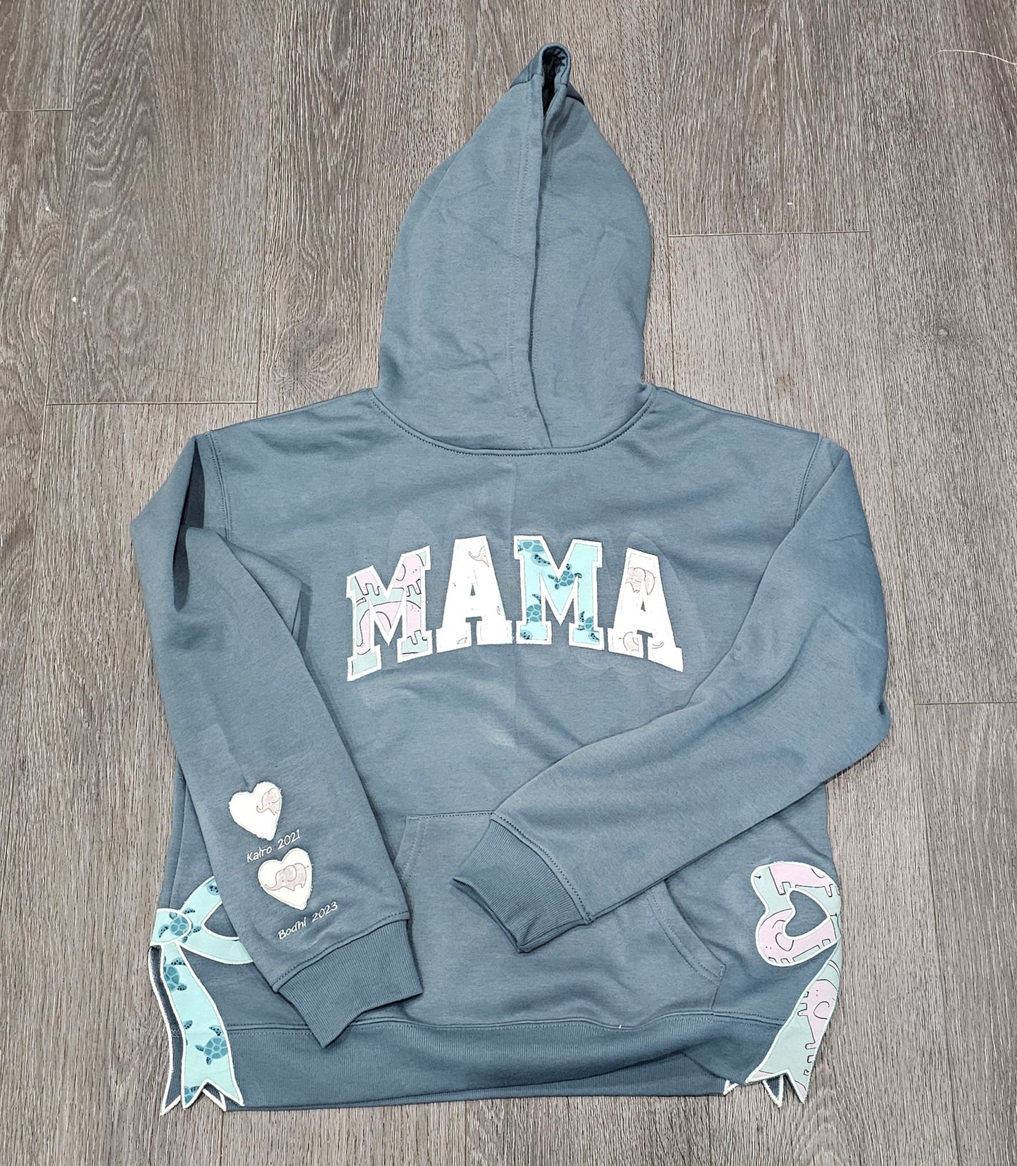 Personalised Mama Embroidered Baby Clothes Sweatshirt