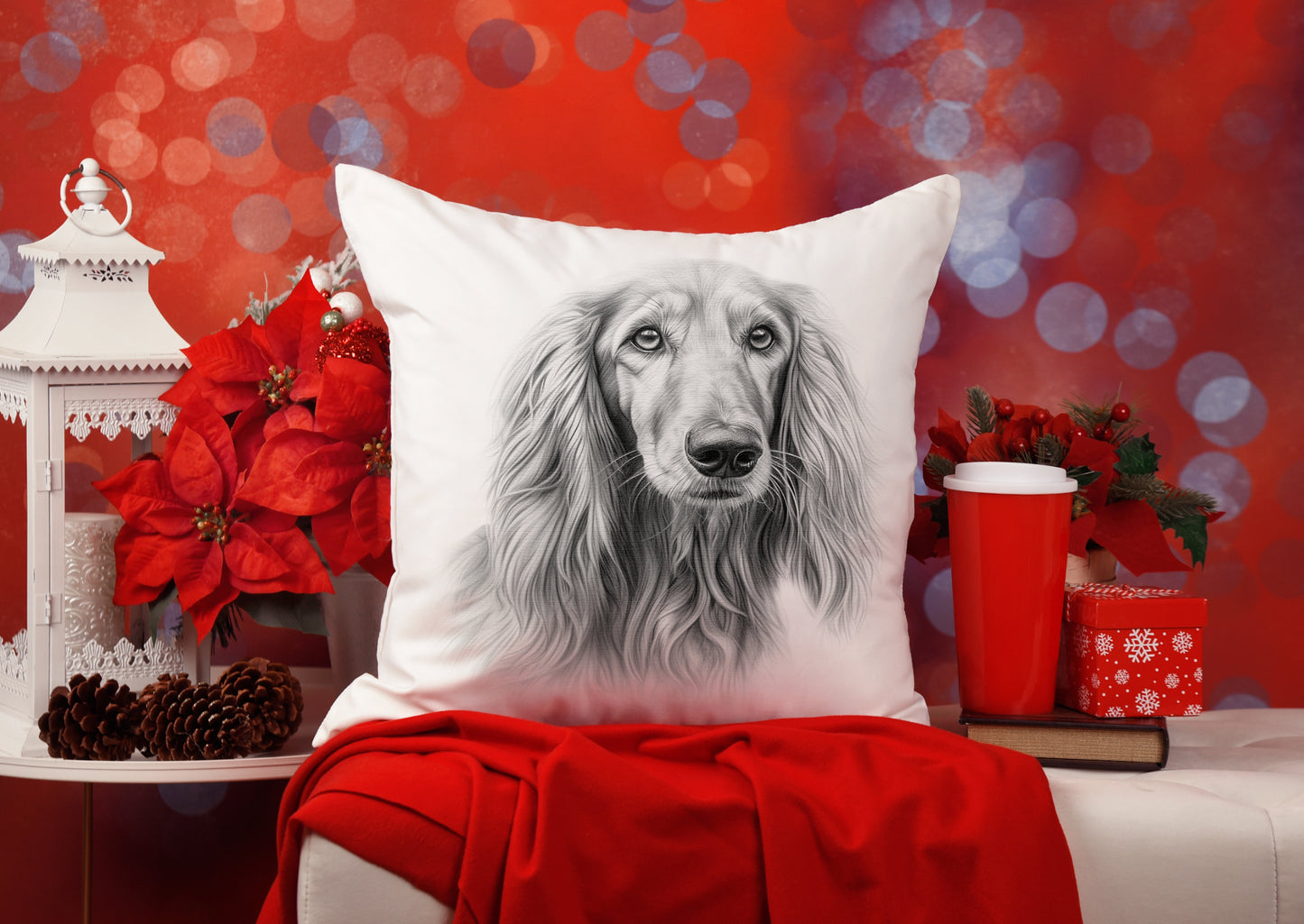 Afgan Hound Cushion