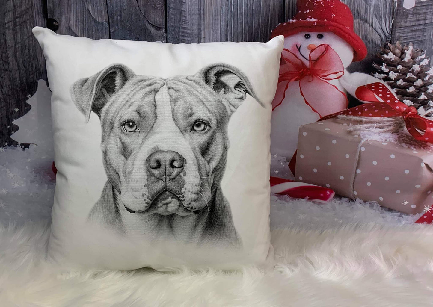 American Bulldog Cushion