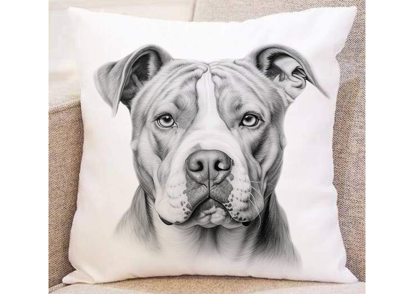 American Bulldog Cushion