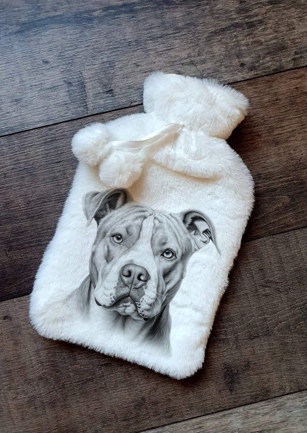 American Bulldog Hot Water Bottle