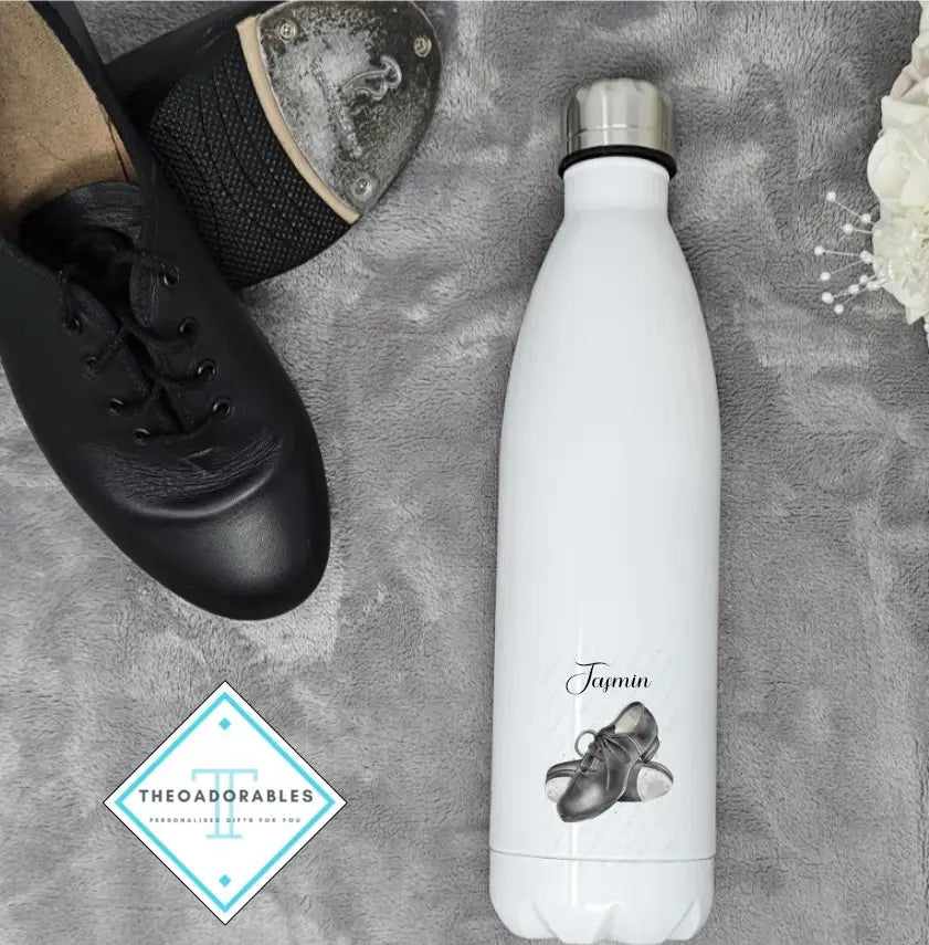 Custom Bottle with Tap Shoes And Name