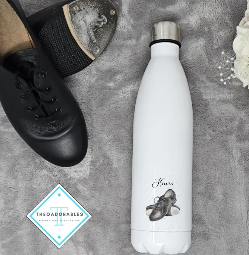 Custom Bottle with Tap Shoes And Name
