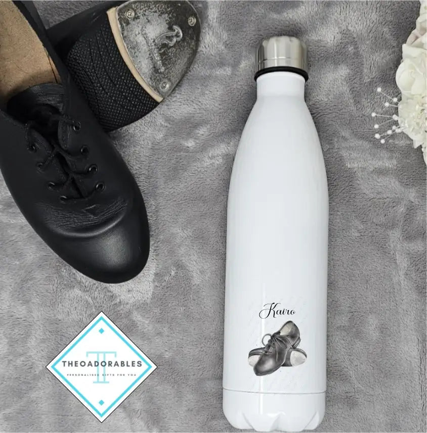 Custom Bottle with Tap Shoes And Name