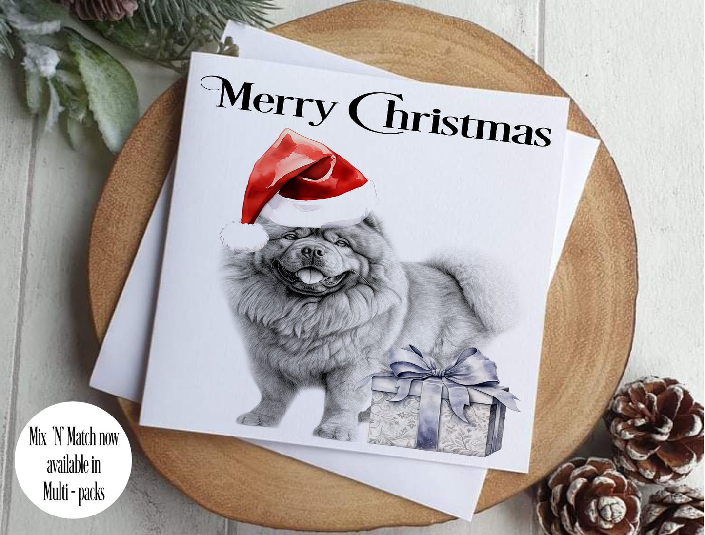 Chow Chow Christmas Card