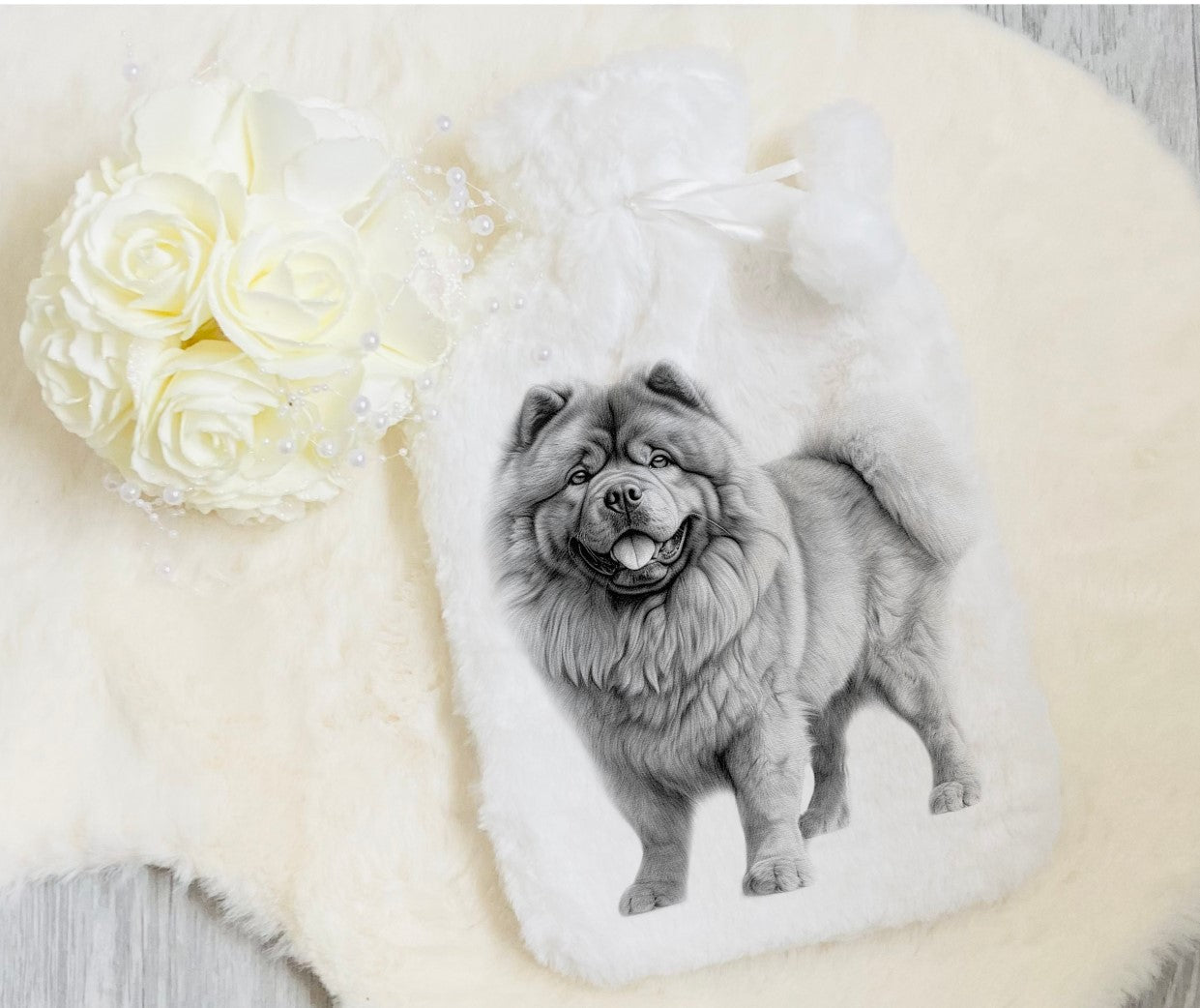 Chow Chow Hot Water Bottle