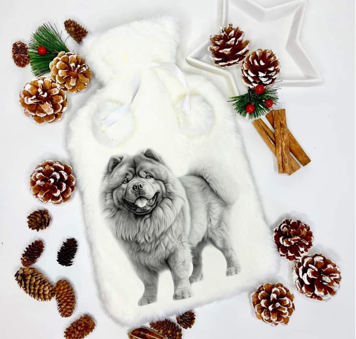 Chow Chow Hot Water Bottle