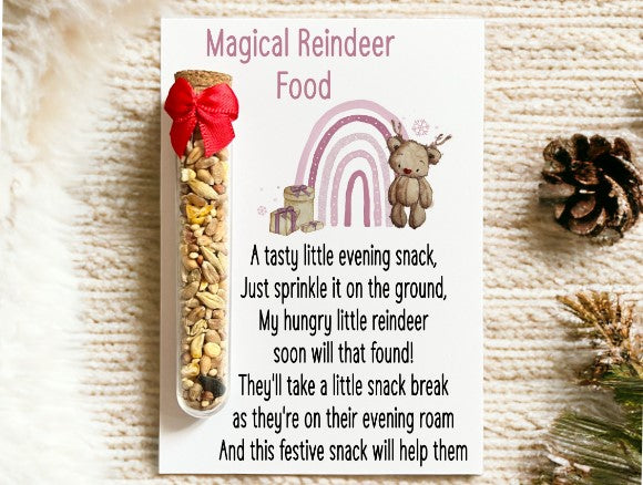 Magical Reindeer Food - Blue and Pink Rainbow