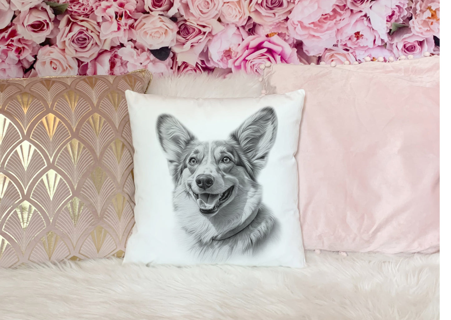 Corgi Cardigan Cushion