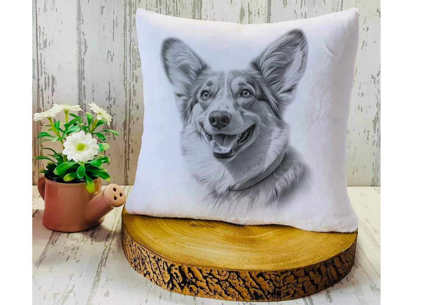 Corgi Cardigan Cushion