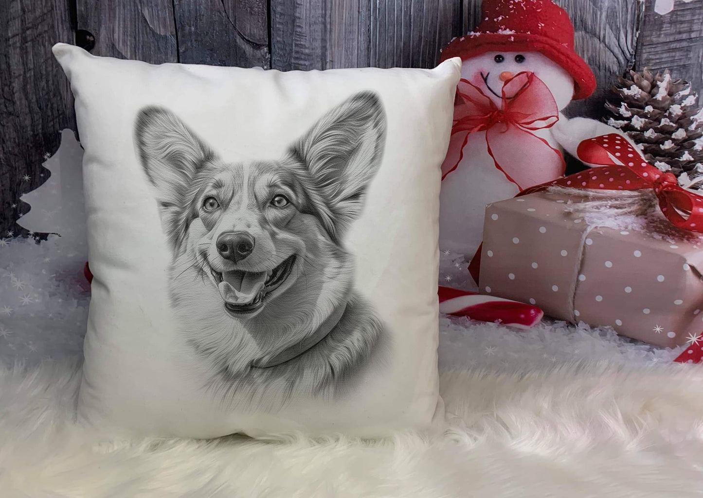 Corgi Cardigan Cushion