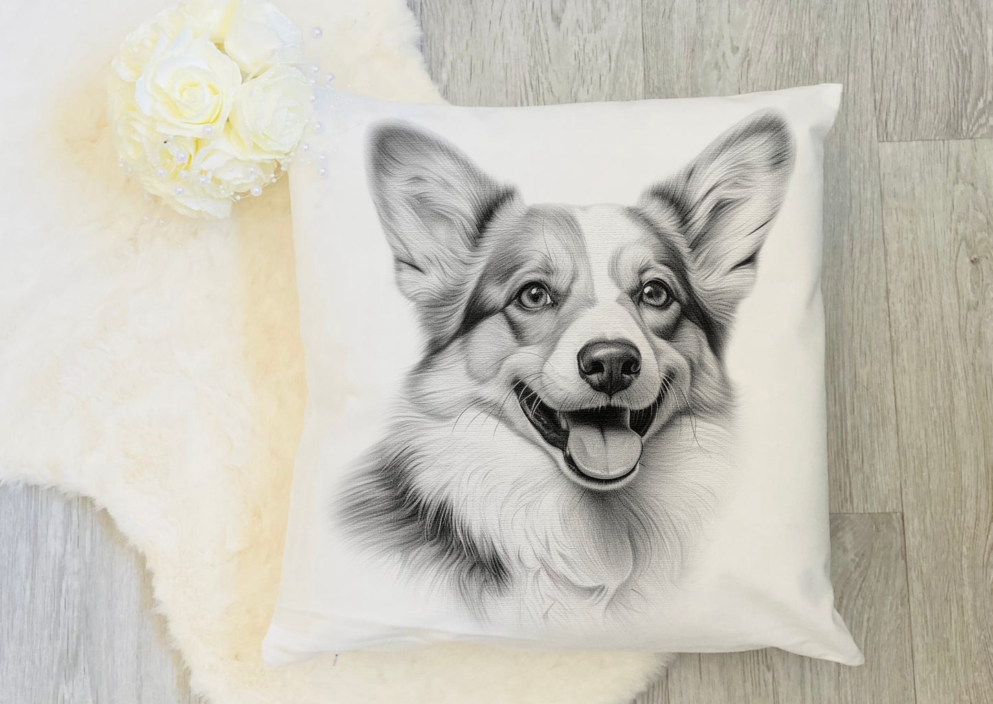 Corgi Cushion