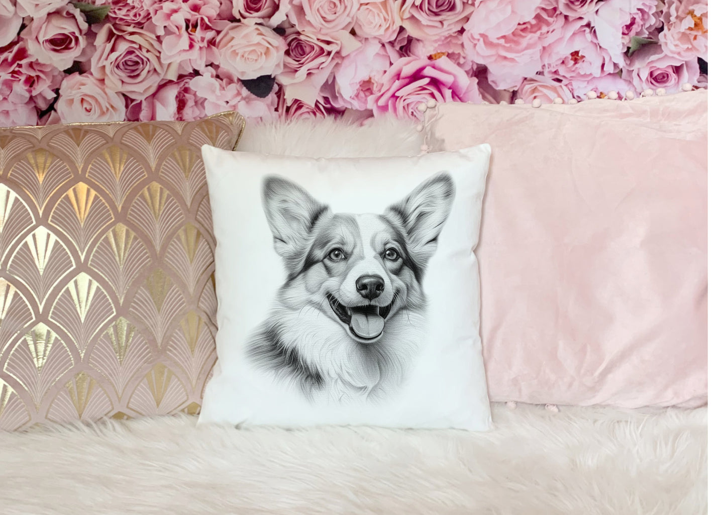 Corgi Cushion