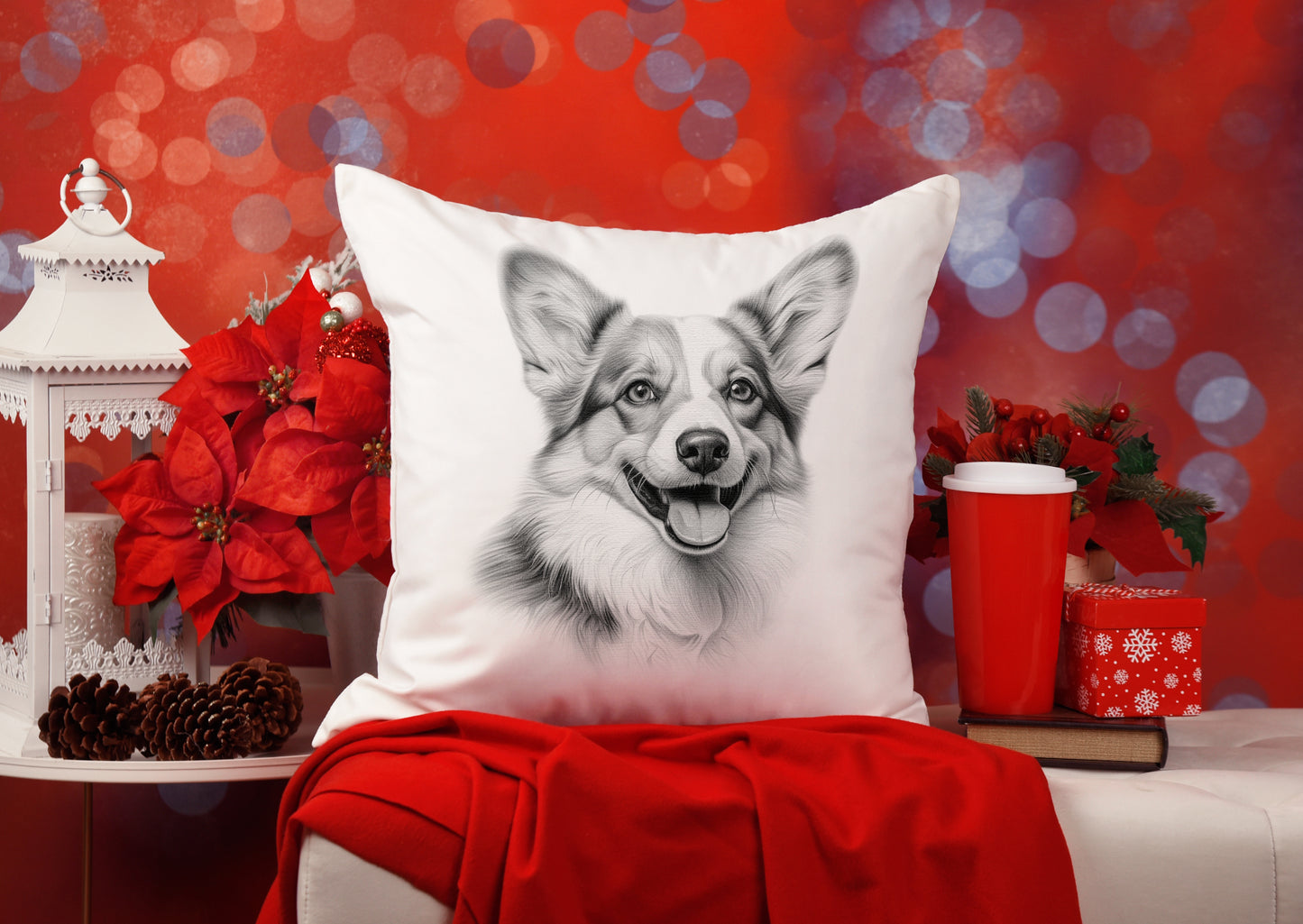 Corgi Cushion