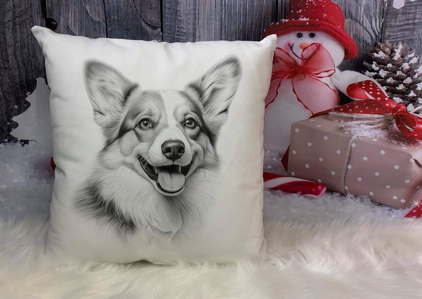 Corgi Cushion