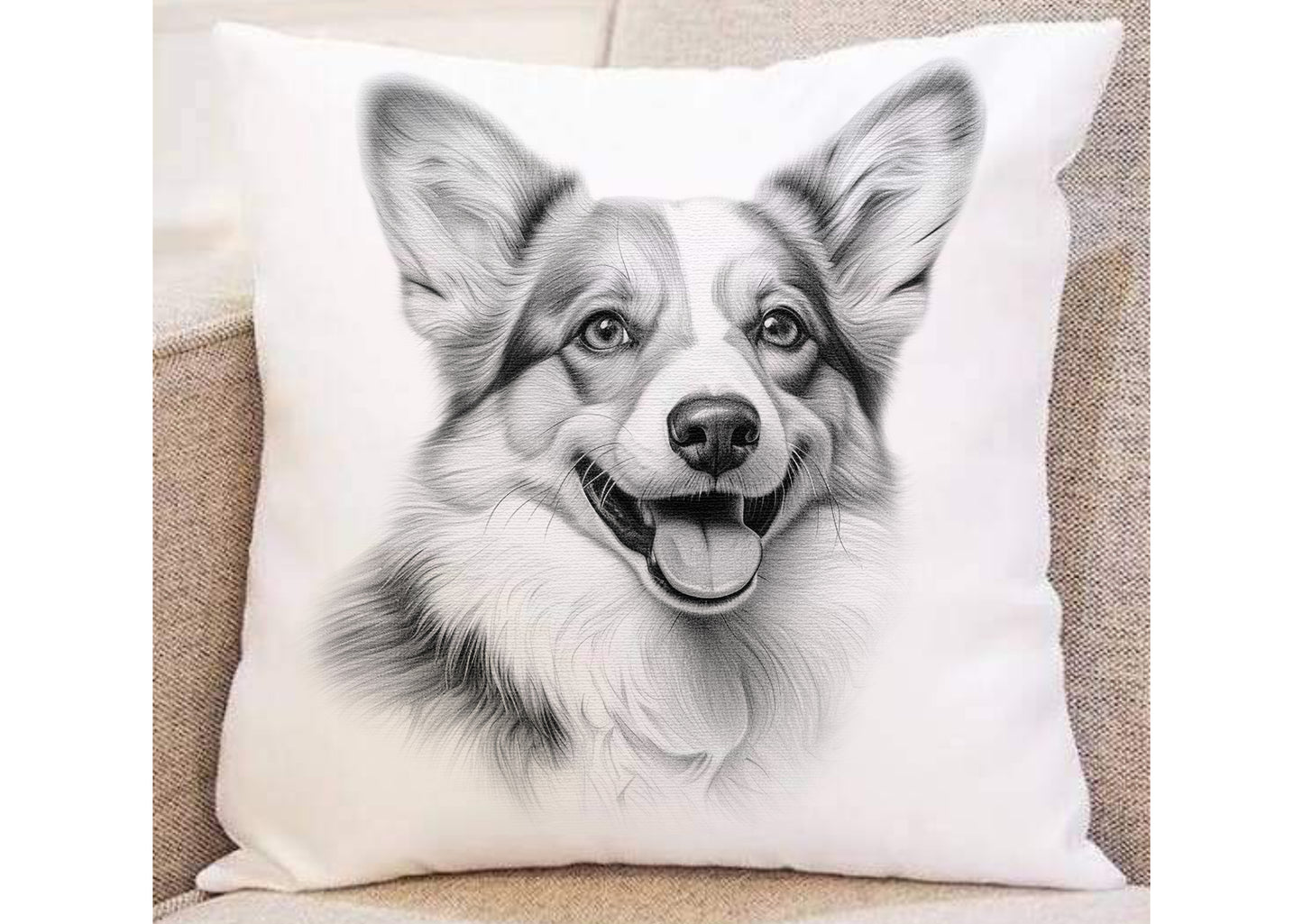 Corgi Cushion
