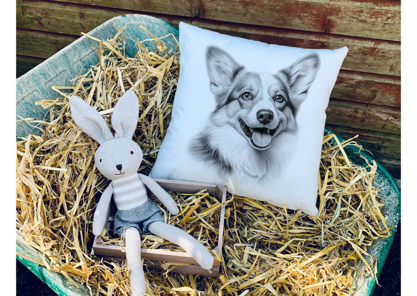 Corgi Cushion