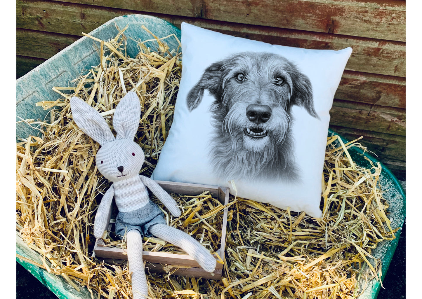 Deerhound Cushion