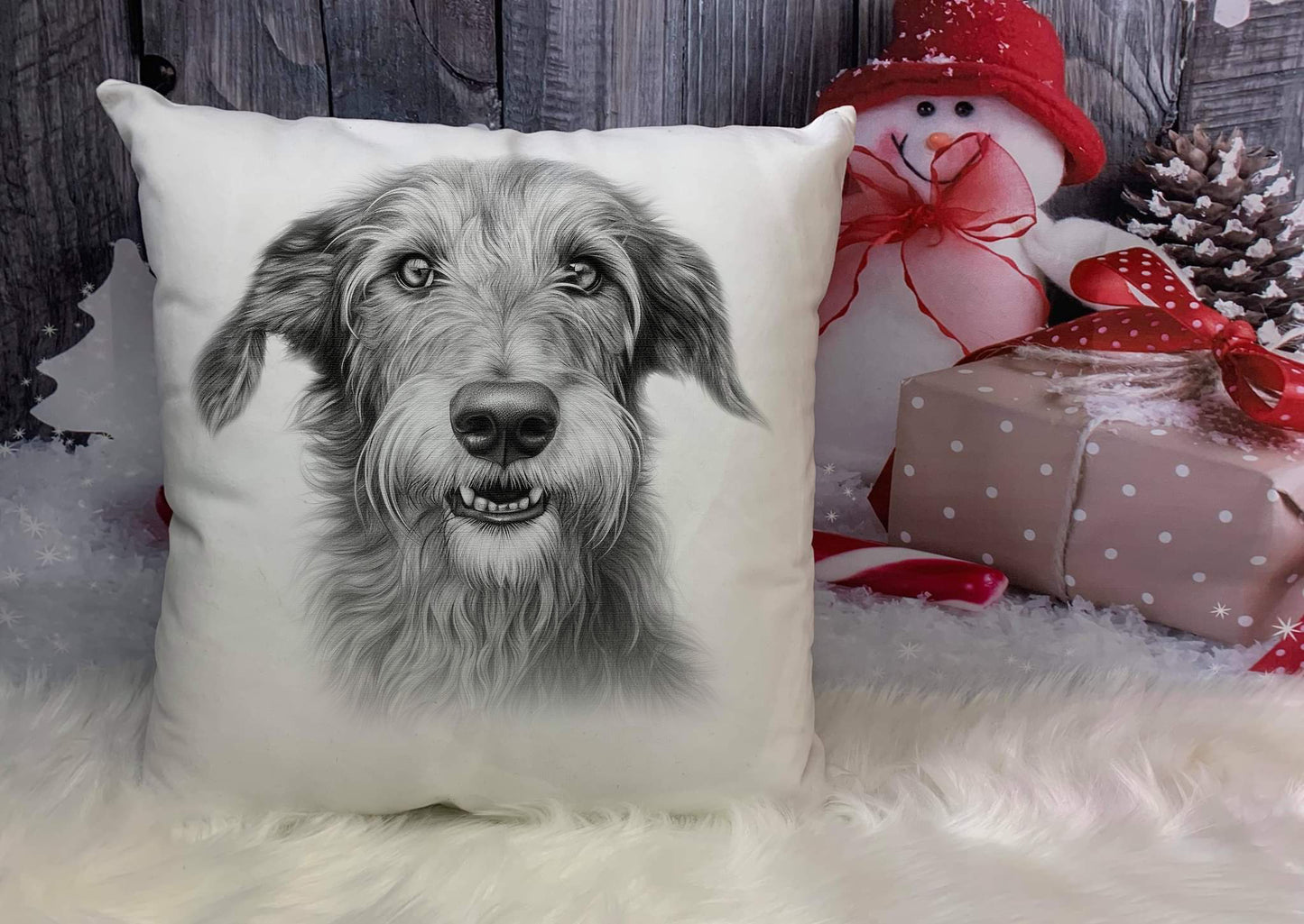 Deerhound Cushion