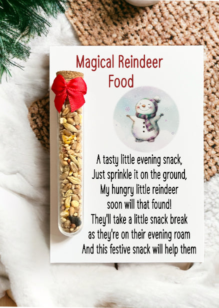 Magical Reindeer Food with Snowman