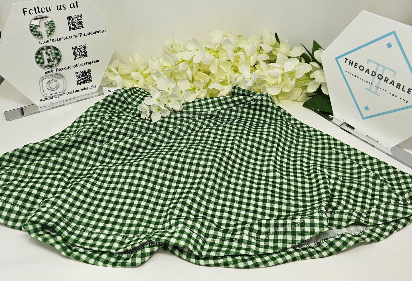 School Summer Uniform Skirt with Built in shorts