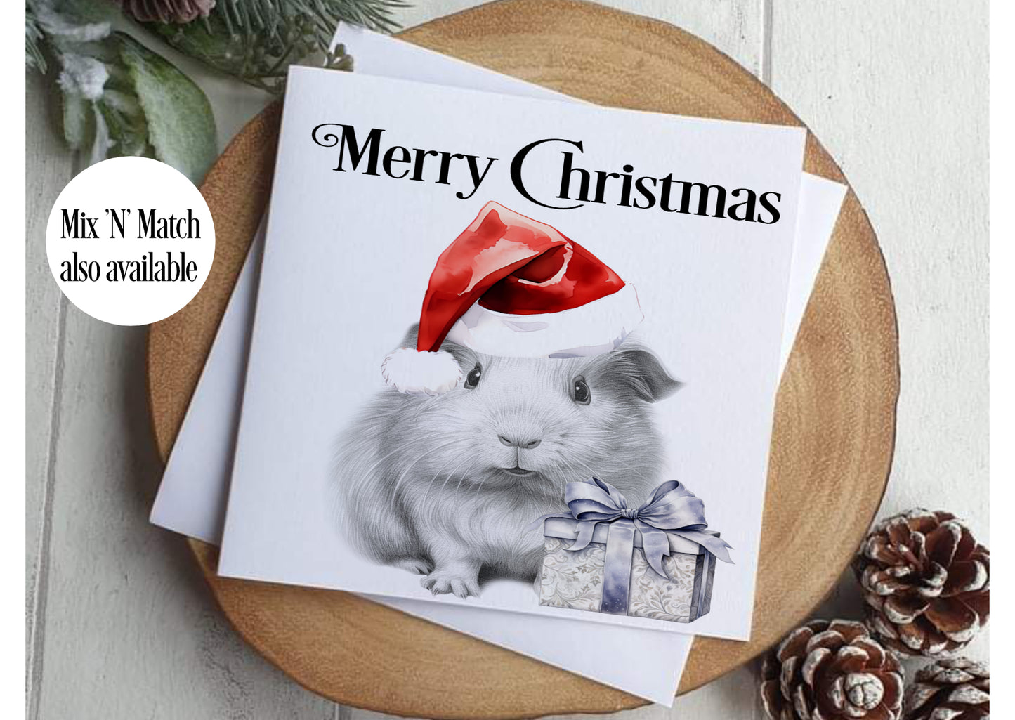 Guinea Pig Christmas Card