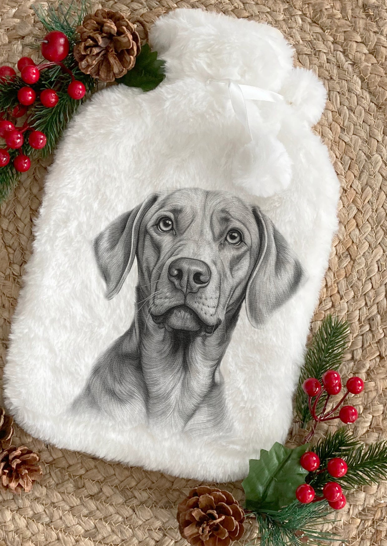 Hungarian Vizsla Hot Water Bottle