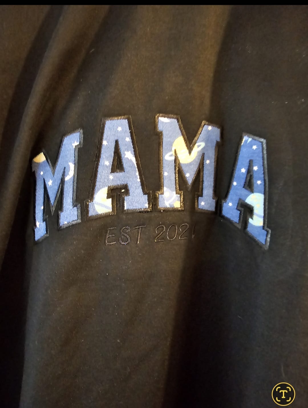 Personalised Mama Embroidered Baby Clothes Sweatshirt