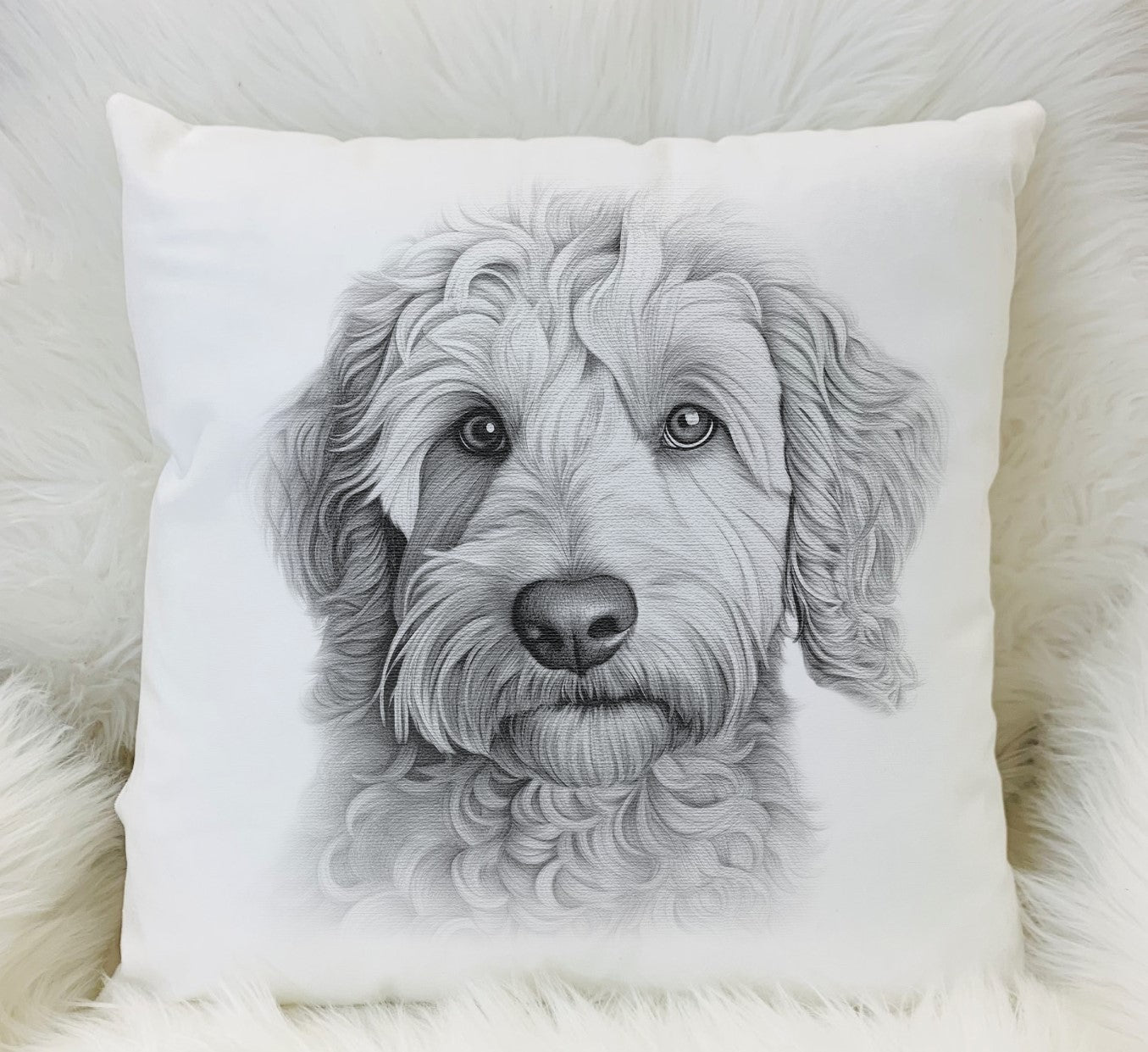 Labradoodle Cushion