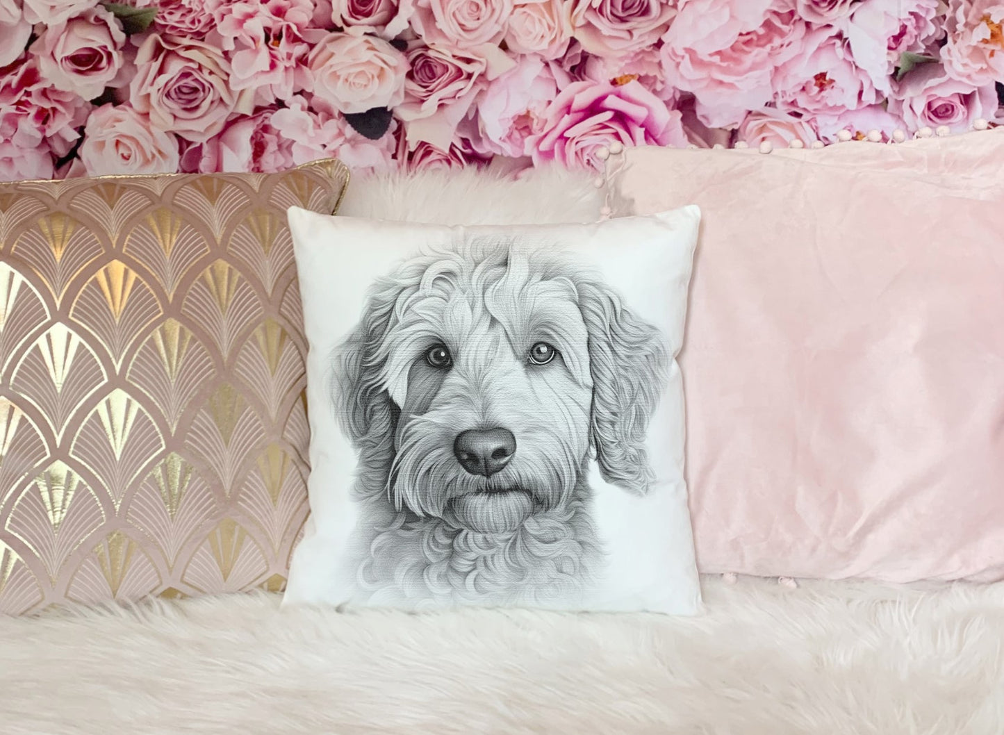 Labradoodle Cushion