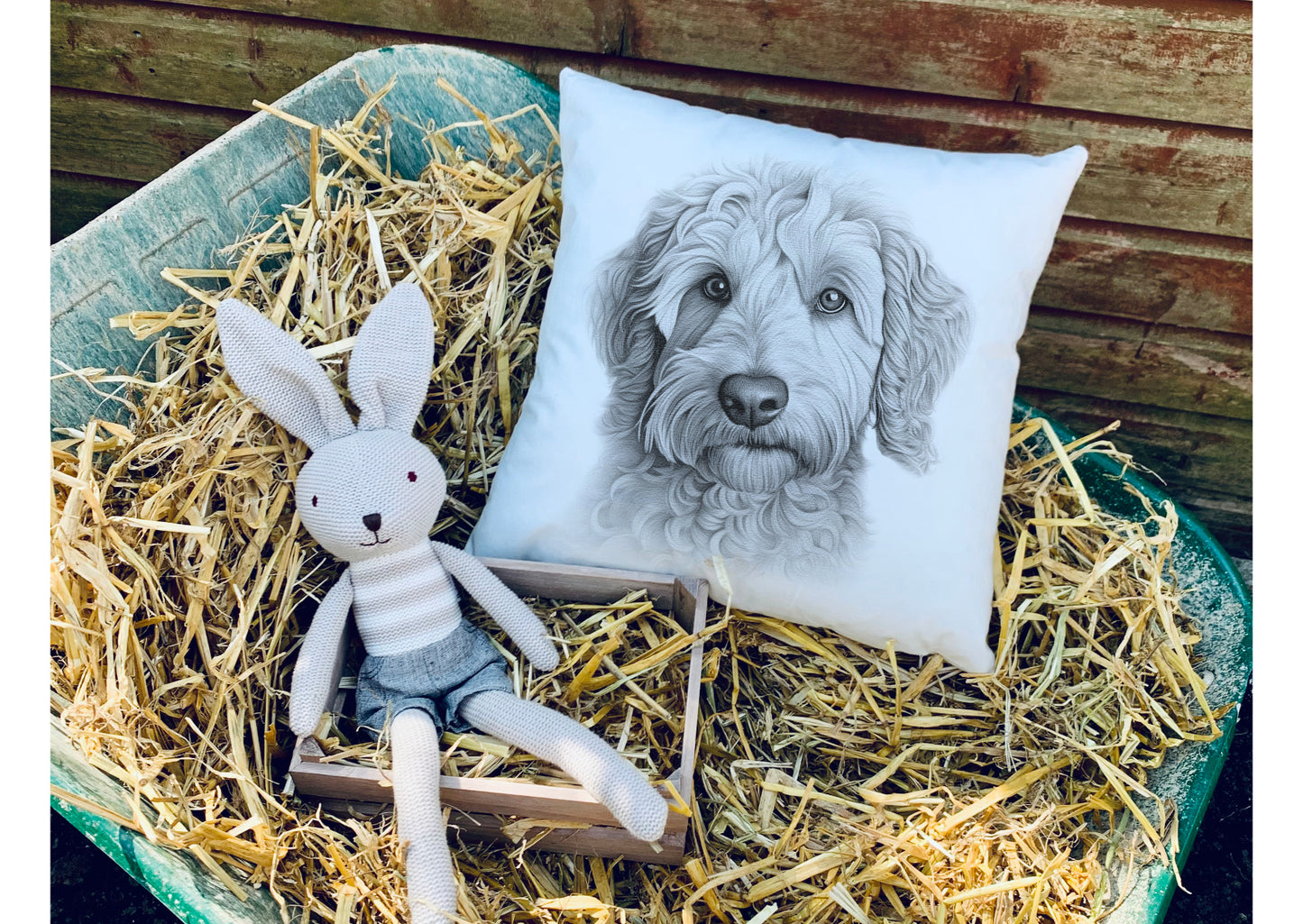 Labradoodle Cushion