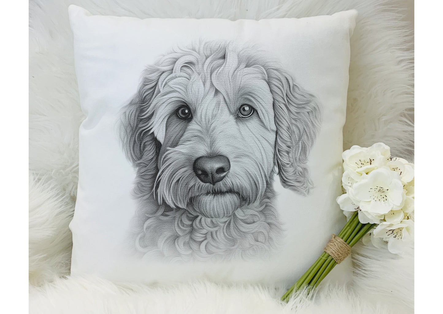 Labradoodle Cushion