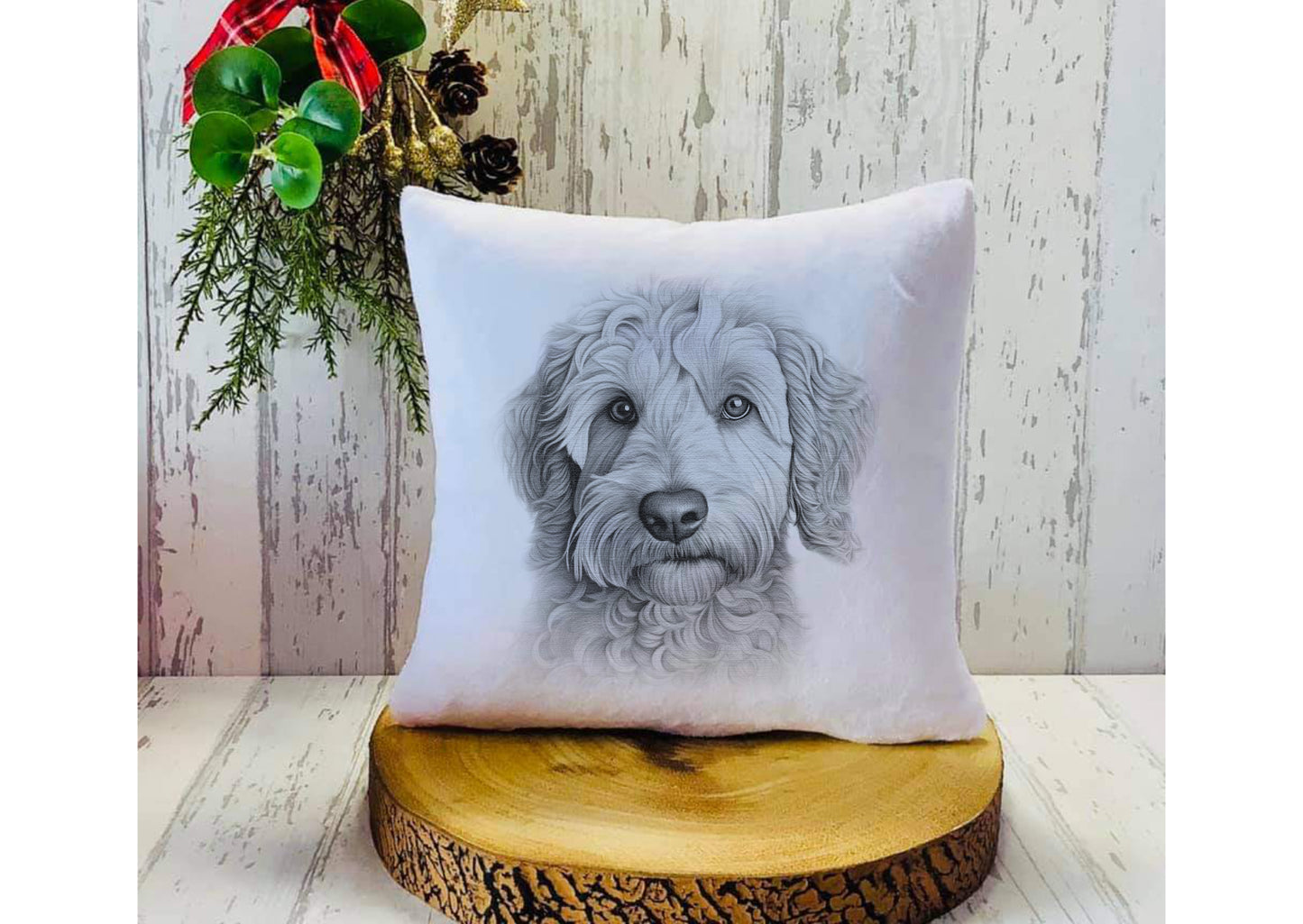 Labradoodle Cushion