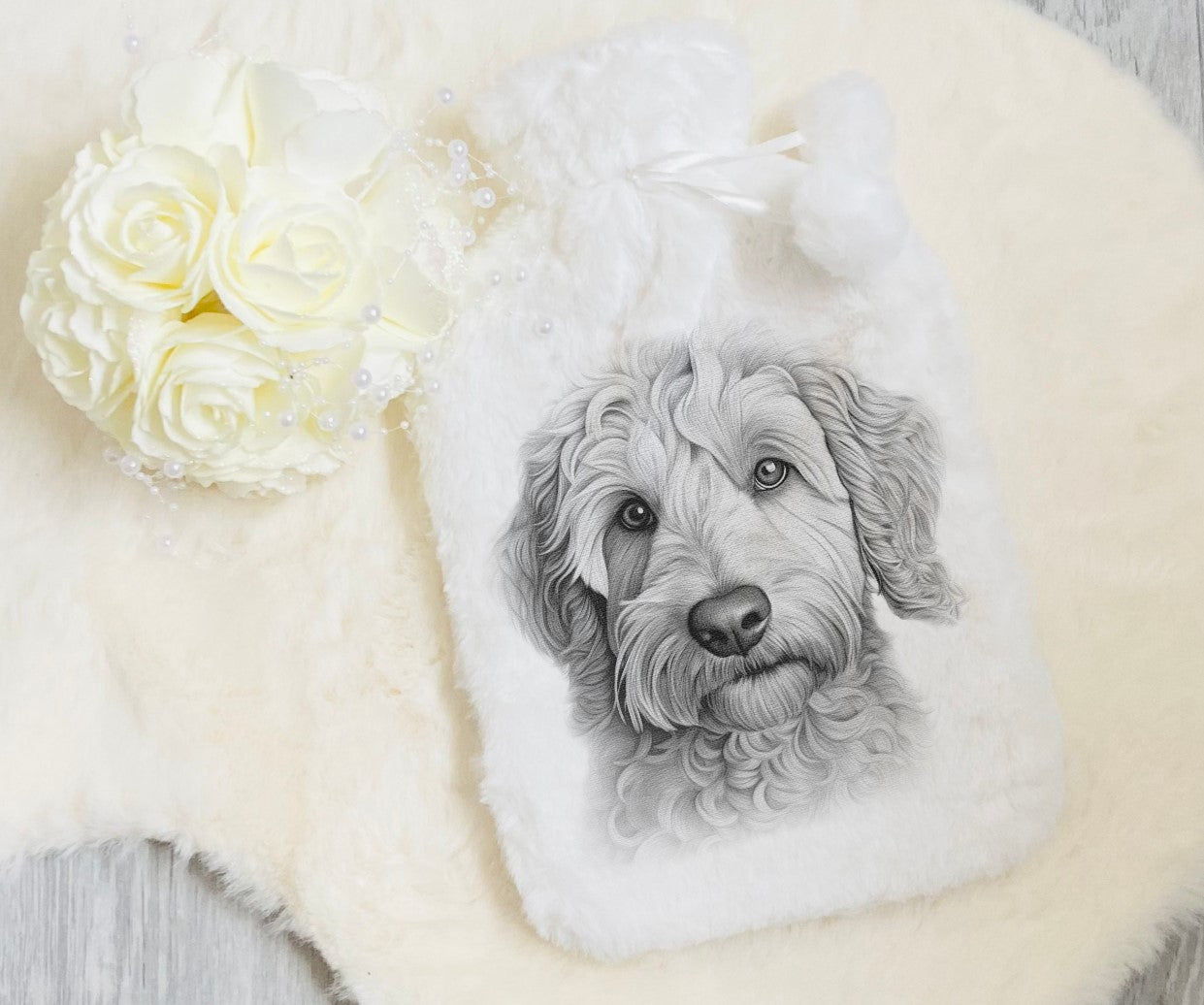 Labradoodle Hot Water Bottle