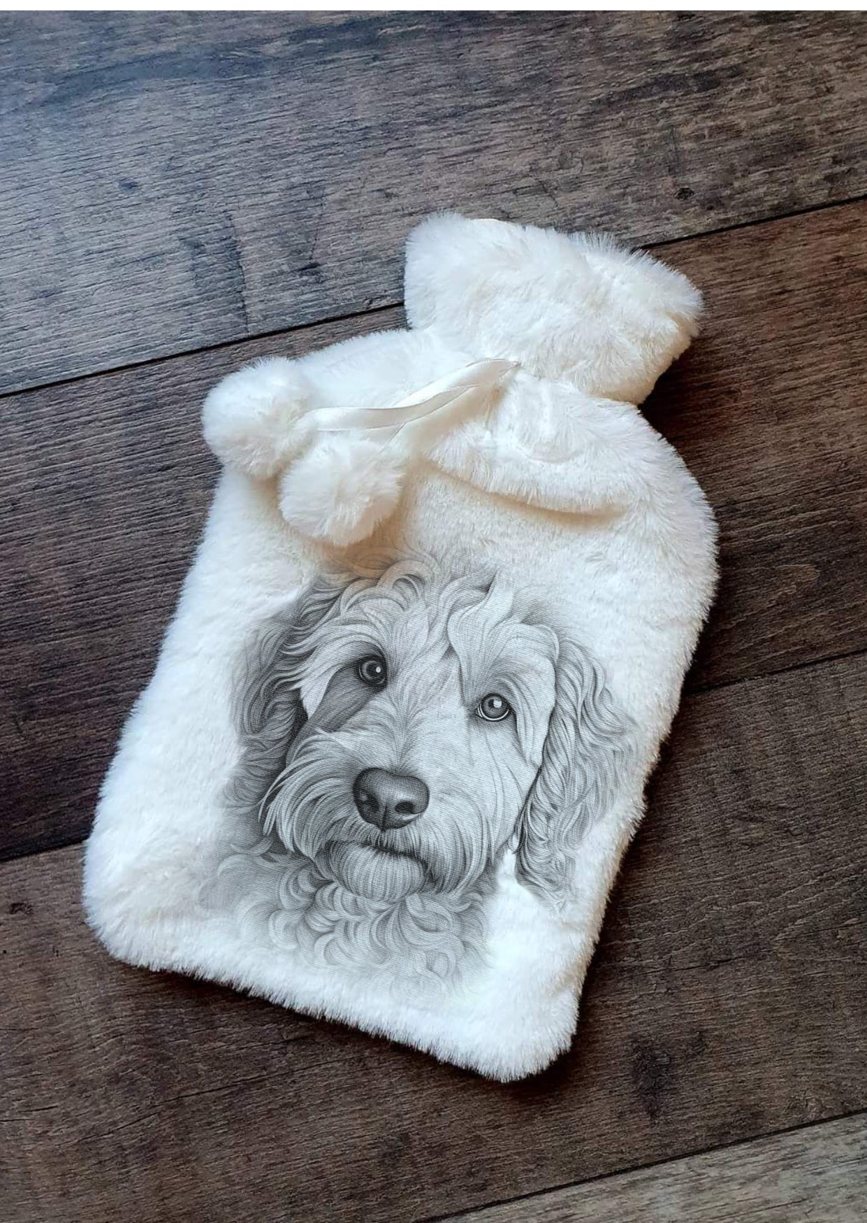 Labradoodle Hot Water Bottle