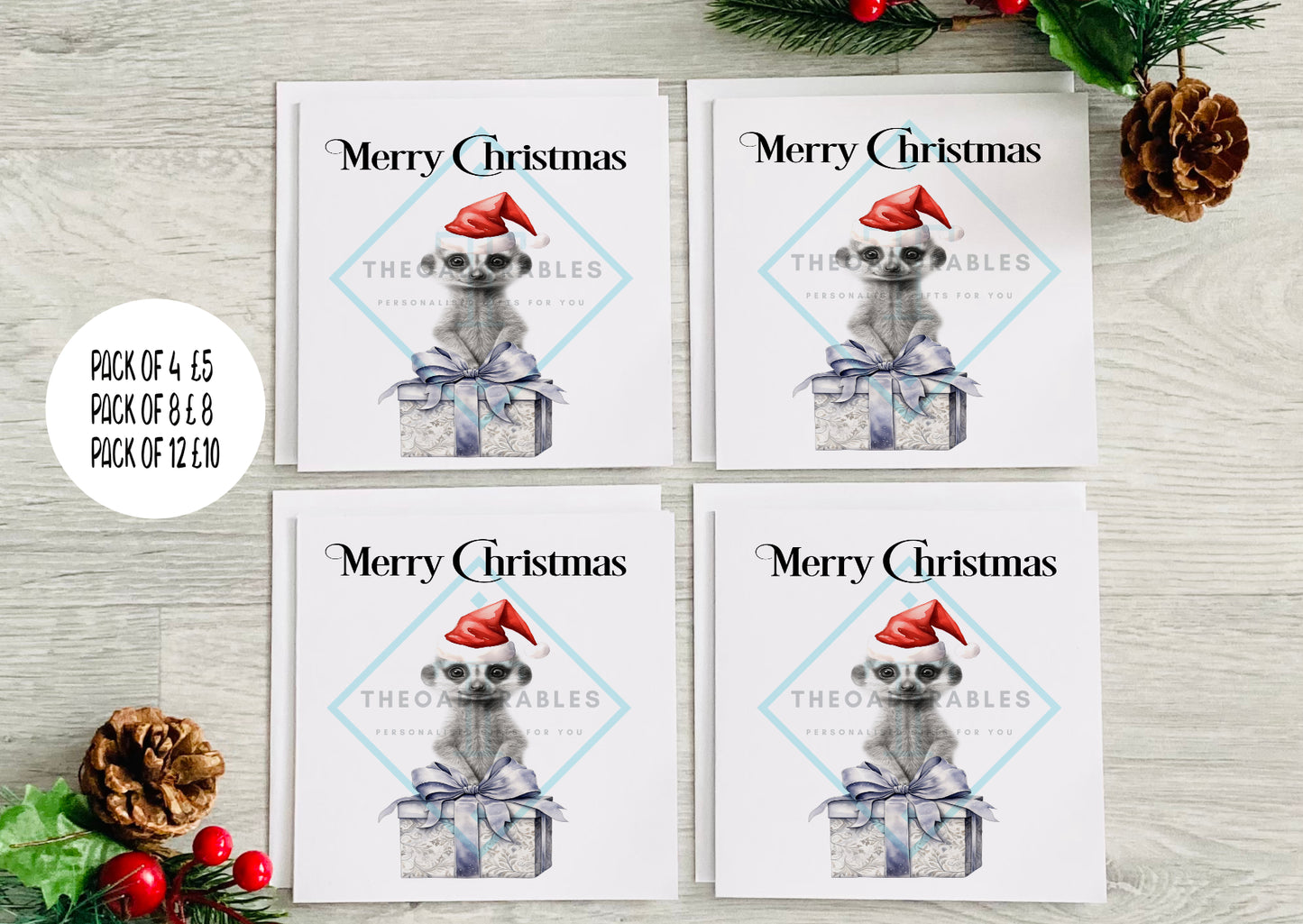 Meerkat Christmas Card