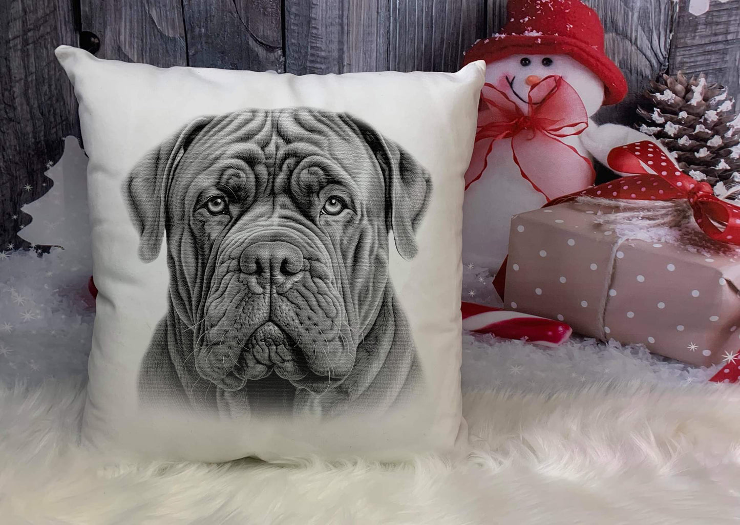 Neapolitan Mastiff Cushion