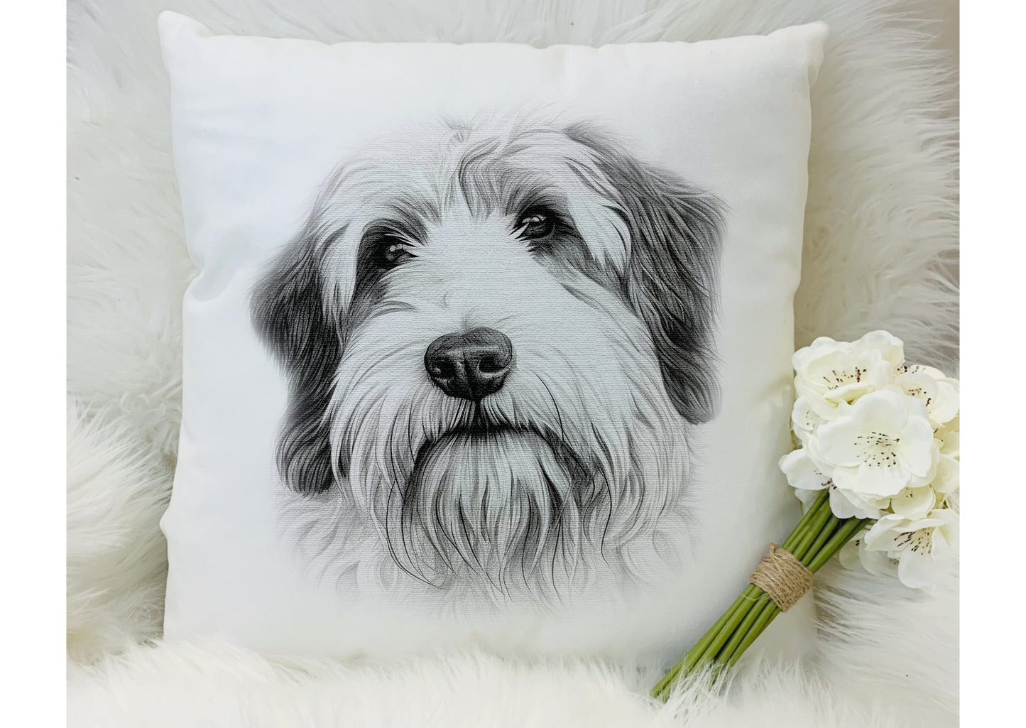 Old English Sheepdog Cushion