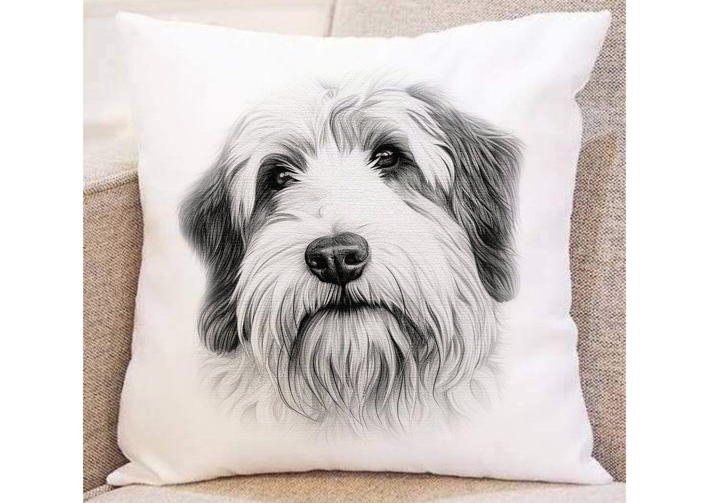 Old English Sheepdog Cushion