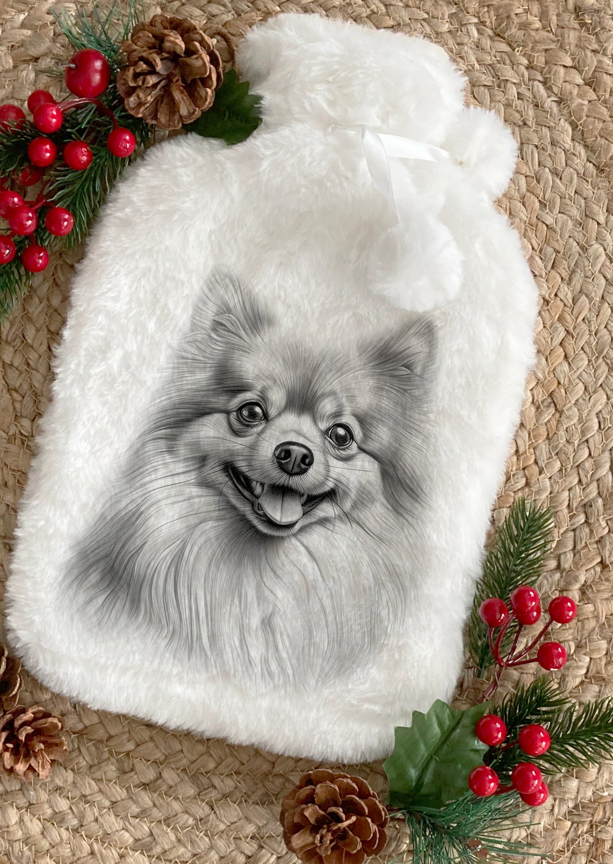 Pomeranian Hot Water Bottle