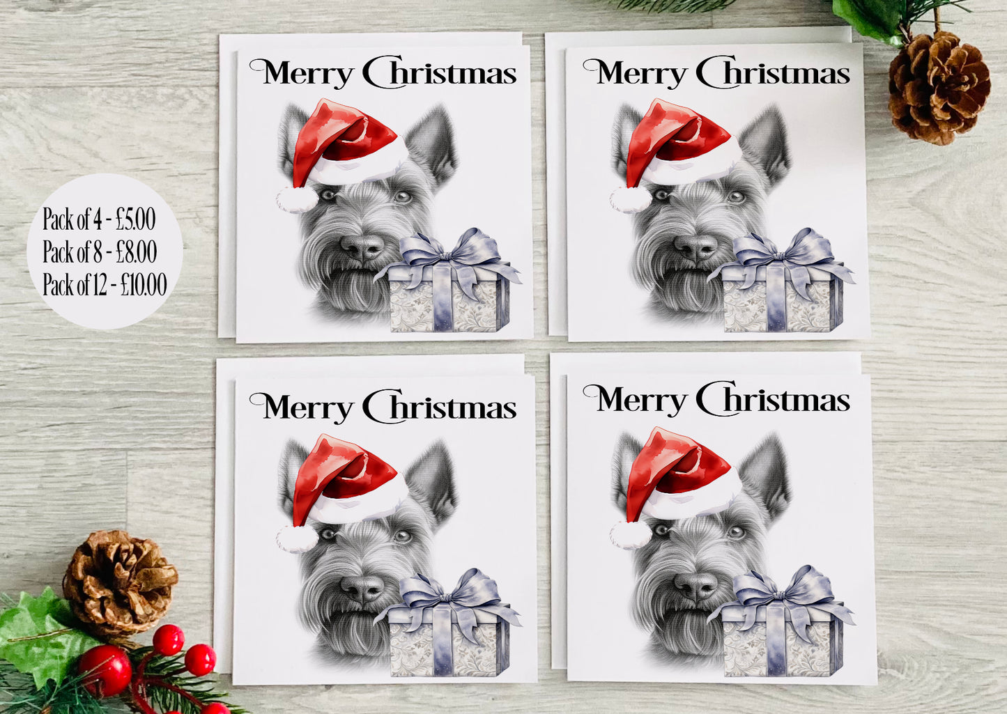 Scottie Christmas Card