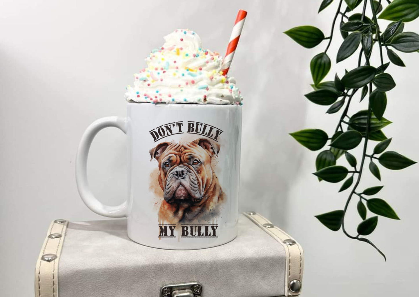 Don't bully my breed Mug, XL Bully mug, dog lover gift idea, xl bully support, Save Our Bully's Fundraising awareness - Theoadorables