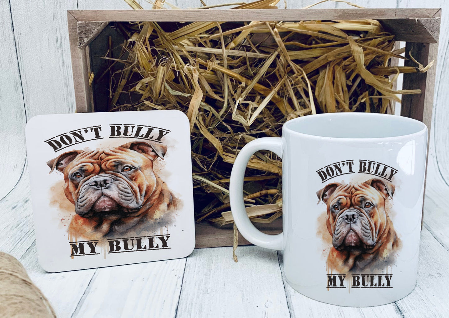 Don't bully my breed Mug, XL Bully mug, dog lover gift idea, xl bully support, Save Our Bully's Fundraising awareness - Theoadorables