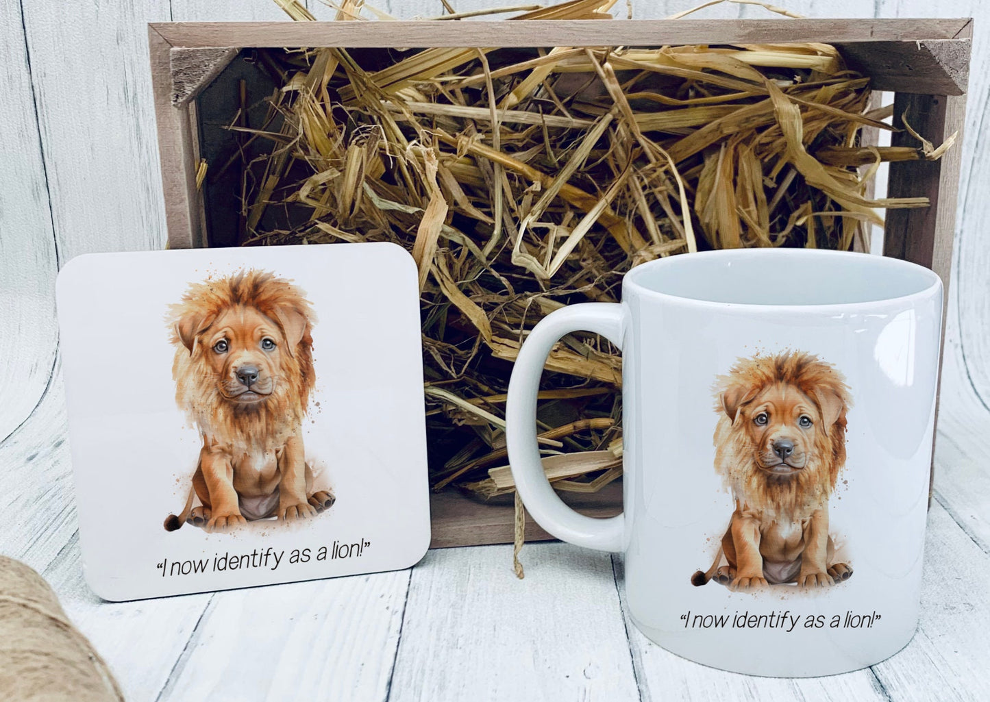 XL bully in disguise Mug, I now Identify as a Lion, XL Bully mug, dog lover gift idea, xl bully support, - Theoadorables