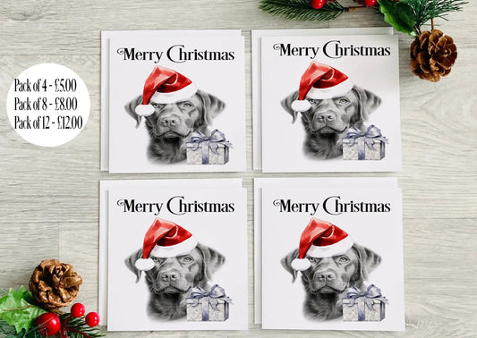 Adult Labrador Christmas Card
