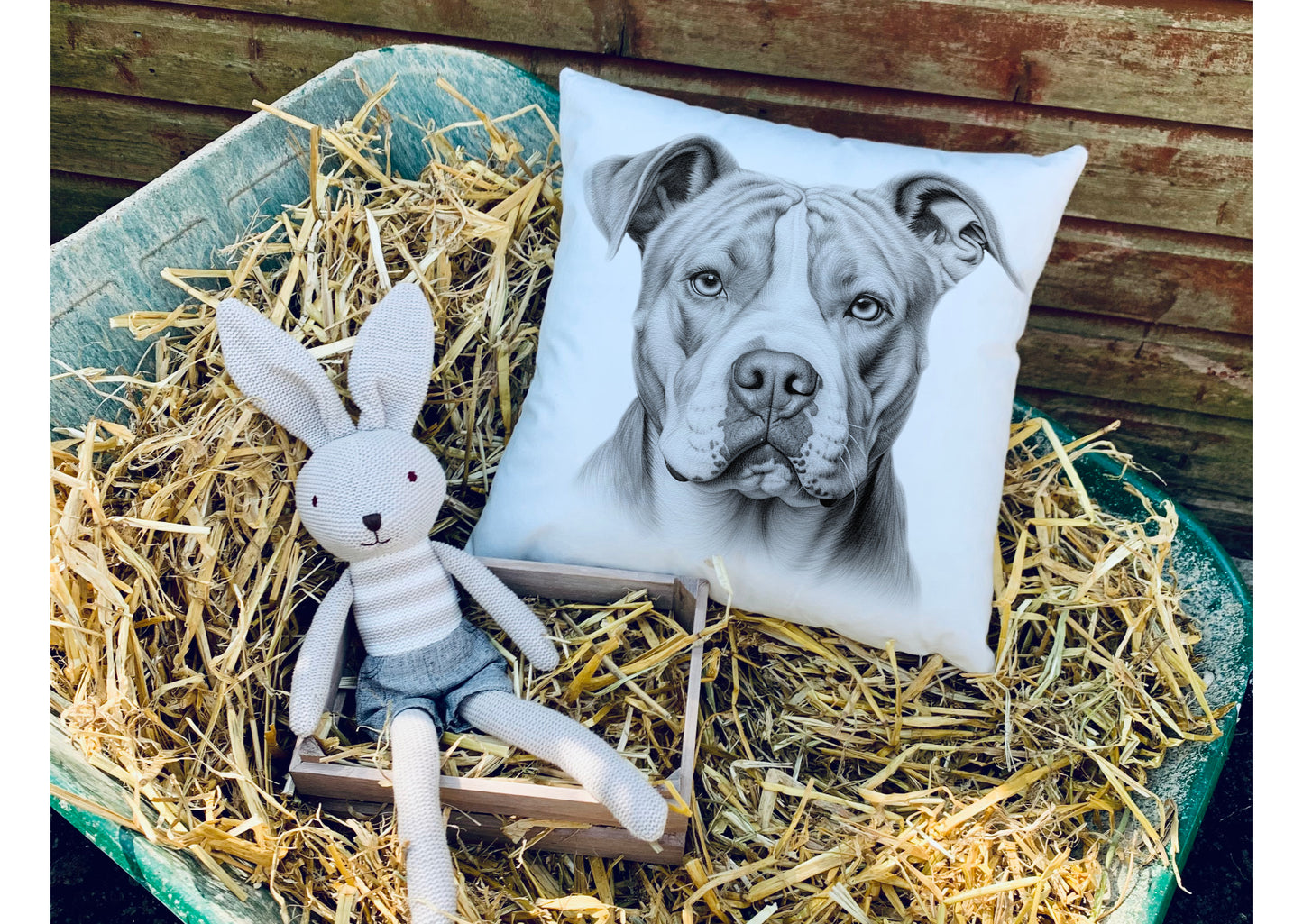 American Bulldog Cushion