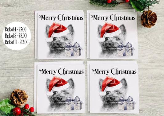 Cairn Terrier Christmas Card