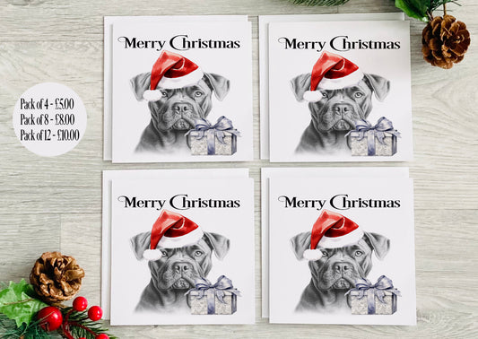 Cane Corso Christmas Card