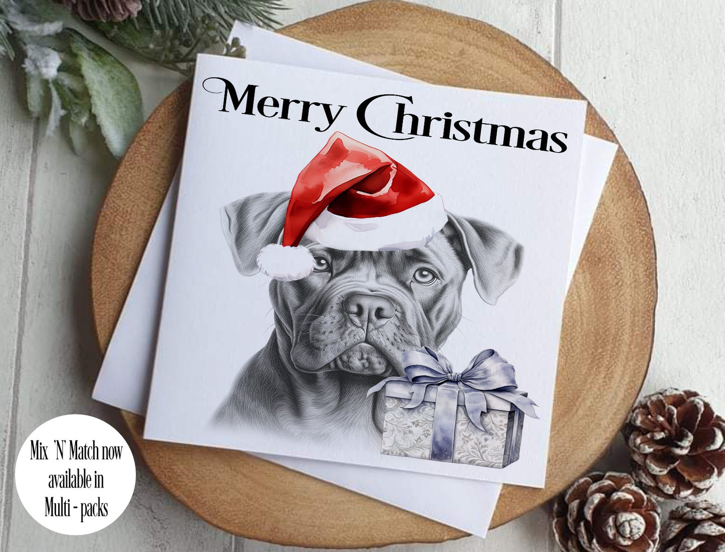 Cane Corso Christmas Card